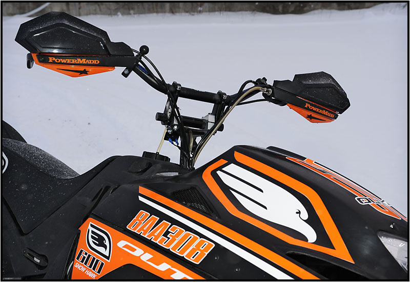 2006 Snow Hawk Outlaw 600 with decals by Ron's Signs