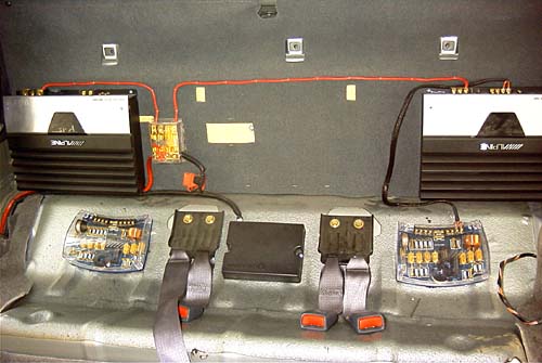 Amps mounted