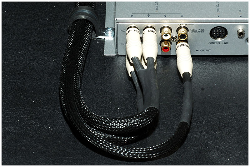 Installing RCA connecters